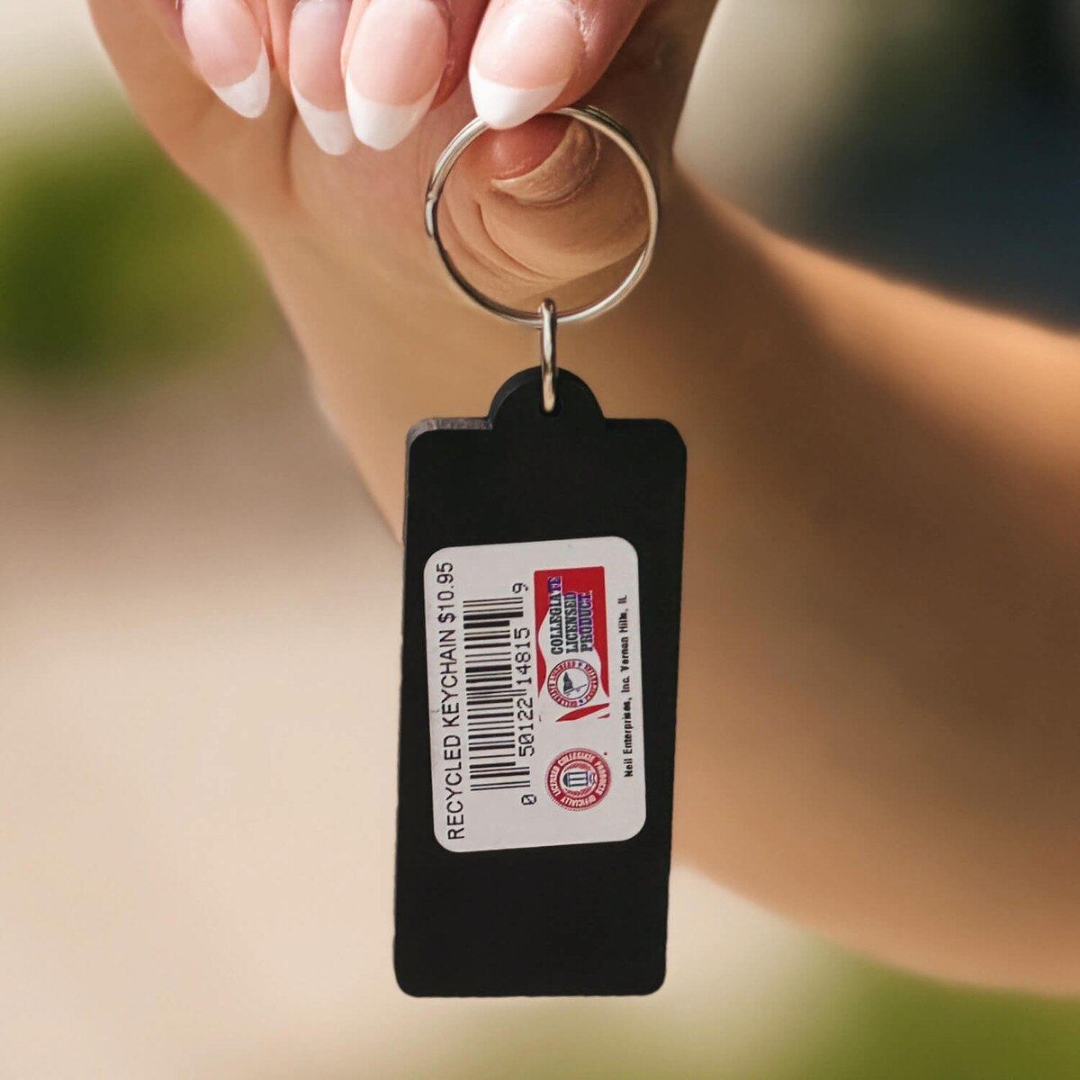Iowa State Cyclones Doodles Ink Wood Keytag back